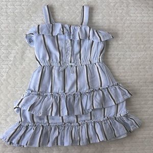 Janie and Jack Striped Dress | Color: Blue, white, Gray | Size: 18- 24M